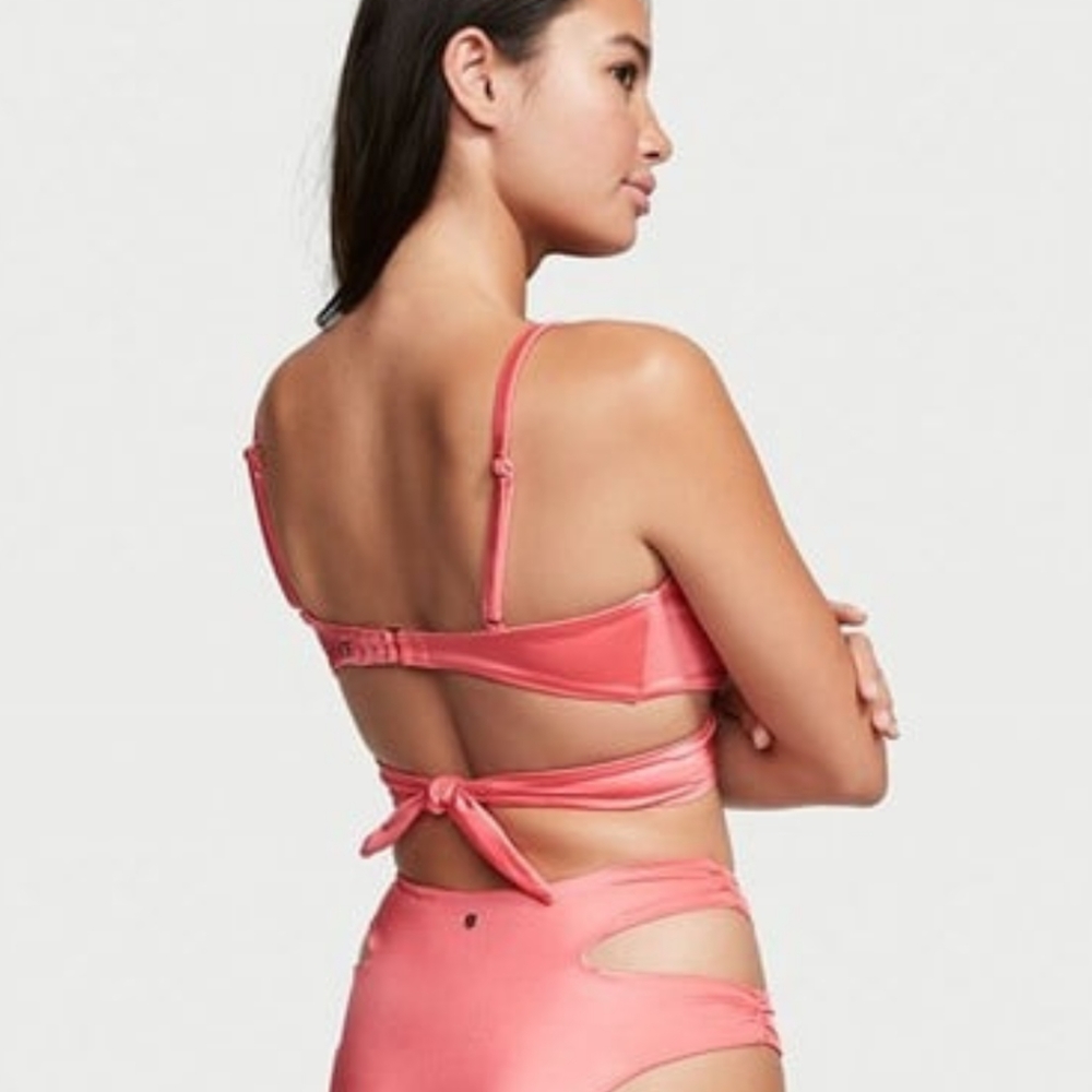 New! VICTORIA'S SECRET- Wrap Around Bikini Top - Picture 3 of 3